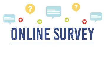 Online Survey Cover vector