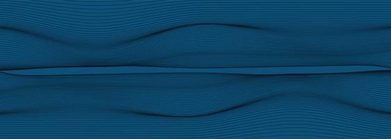 Panorama Blue Dynamic line on White background,Digital Sound Wave concept design,Vector vector