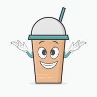 Coffee Cup Character vector