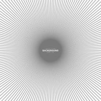 Concentric circle. Illustration for sound wave. Abstract circle line pattern. Black and white graphic vector