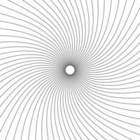 Concentric circle. Illustration for sound wave. Abstract circle line pattern. Black and white graphic vector
