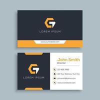 Professional Corporate Business Card Template vector