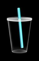 a blank soft drink cup vector