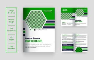 Creative business brochure vector