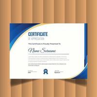 Modern Creative Certificate Of of Appreciation. Certificate Design Template