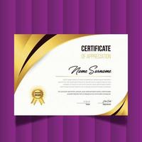 Modern Creative Certificate Of Appreciation. Certificate Design Template vector