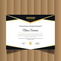 Modern Creative Certificate Of Appreciation. Certificate Design Template vector