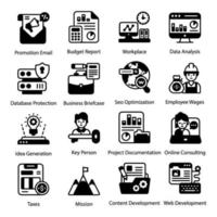 Business Development and Data Analytics vector