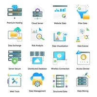 Data Management Flat Gradient vector