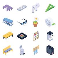 Office Supplies and Electronics vector