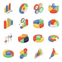 Data Diagrams Elements vector