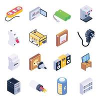 Electronics Instruments Isometric vector