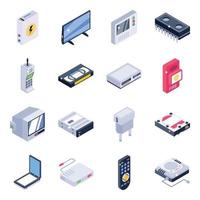 Electrical Equipment Elements vector