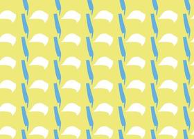 Vector texture background, seamless pattern. Hand drawn, yellow, blue, white colors.