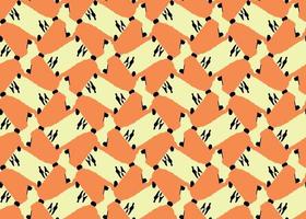 Vector texture background, seamless pattern. Hand drawn, yellow, orange, black colors.