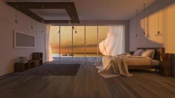 3d seaside room photo