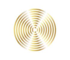 Concentric circle element. Gold luxurious color ring. Abstract  vector illustration for sound wave, golden graphic, Modern decoration for websites, posters, banners, template EPS10 vector