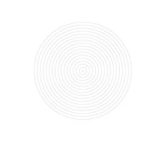Concentric circle element. Black and white color ring. Abstract  vector illustration for sound wave, Monochrome graphic.