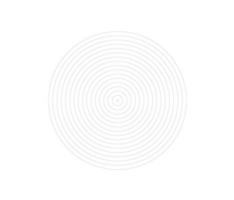 Concentric circle element. Black and white color ring. Abstract  vector illustration for sound wave, Monochrome graphic.