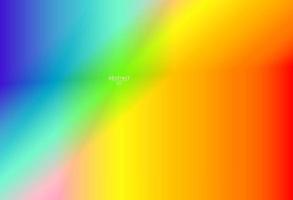 Fondo de malla de degradado borroso abstracto colores brillantes del arco iris. plantilla de banner suave liso colorido. ilustración vectorial vibrante creativa vector