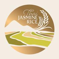 ilustración vectorial de arroz vector