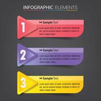 modern text box template, banner Infographics vector