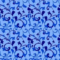 vector patrón de textura floral con flores. patrón de flores azules. patrón transparente se puede utilizar para papel tapiz, patrón, fondo de página web, texturas superficiales.