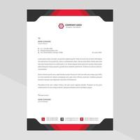 Elegant letterhead template design in minimalist style vector