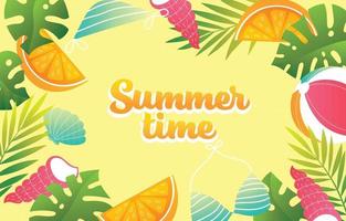 Colorful Summer Season Background vector