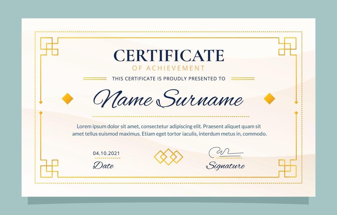 Certificate Templates, Free Certificate Designs