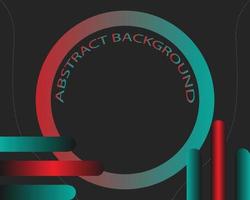 black and circle abstact background vector