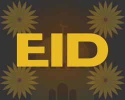 Eid day design background abstract vector