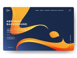 Abstract trendy gradient background for landing pages. Can be used for posters, placards, brochures, banners, web pages, headers, covers vector