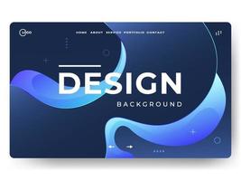 Abstract trendy gradient background for landing pages. Can be used for posters, placards, brochures, banners, web pages, headers, covers vector