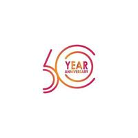 60 Year Anniversary Celebration Vector Template Design Illustration