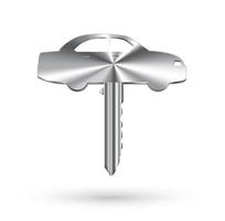 real steel car keys vector