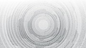 Circle on White technology background vector