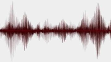 Red Sound Wave Background vector