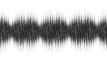 onda de sonido negro vector