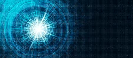 Circle tech on Technology Background vector
