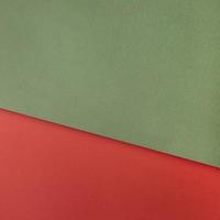 Green and red paper with copy space photo