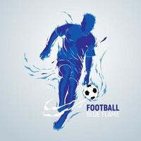 Illustration of Soccer Player, Vector Draw Stock Vector - Illustration of  match, male: 151273086