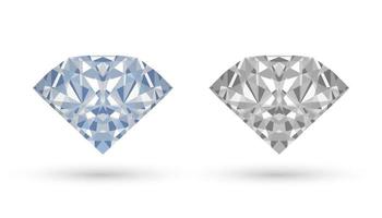 real diamond vector on a white background
