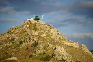 la bahía es balaklava, el monumento histórico de Crimea. foto