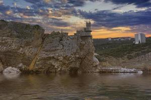 Famous swallow's nest castle near Yalta photo