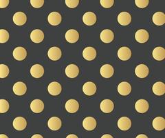 Gold polka dots pattern, colorful background - vector abstract background