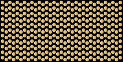 Gold polka dots pattern, colorful background - vector abstract background