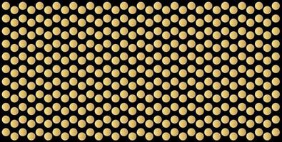 Gold polka dots pattern, colorful background - vector abstract background