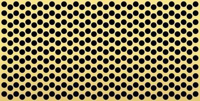 Gold polka dots pattern, colorful background - vector abstract background
