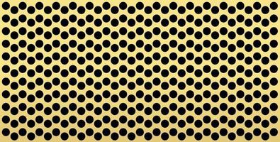 Gold polka dots pattern, colorful background - vector abstract background